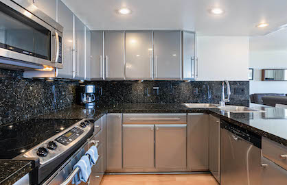 Kitchen with View Corner Sink