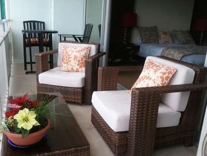 Looking back into unit from Lanai