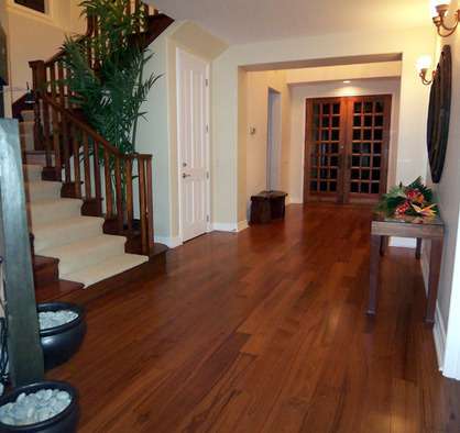 Impressive Teak Entrance                          