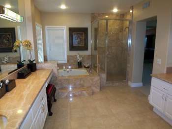 All Marble Master Bath
