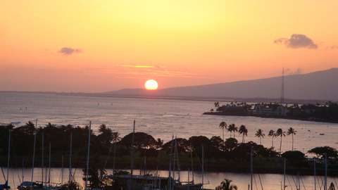 Beautiful Sunset Views from Lanai                 