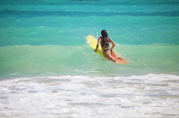 Waikiki Beach Surfers                             