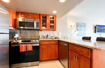 Remodeled Granite Kitchen                         