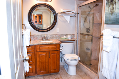 Beautiful Custom Granite Bathroom                 