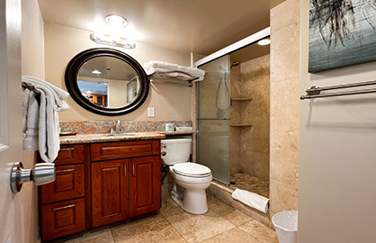 Beautiful Custom Granite Bathroom                 