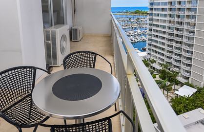 Lanai with Peek a Boo Ocean Views