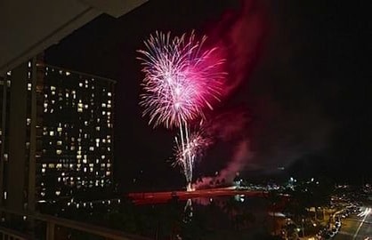 Fantastic View of Fireworks on Friday nights      
