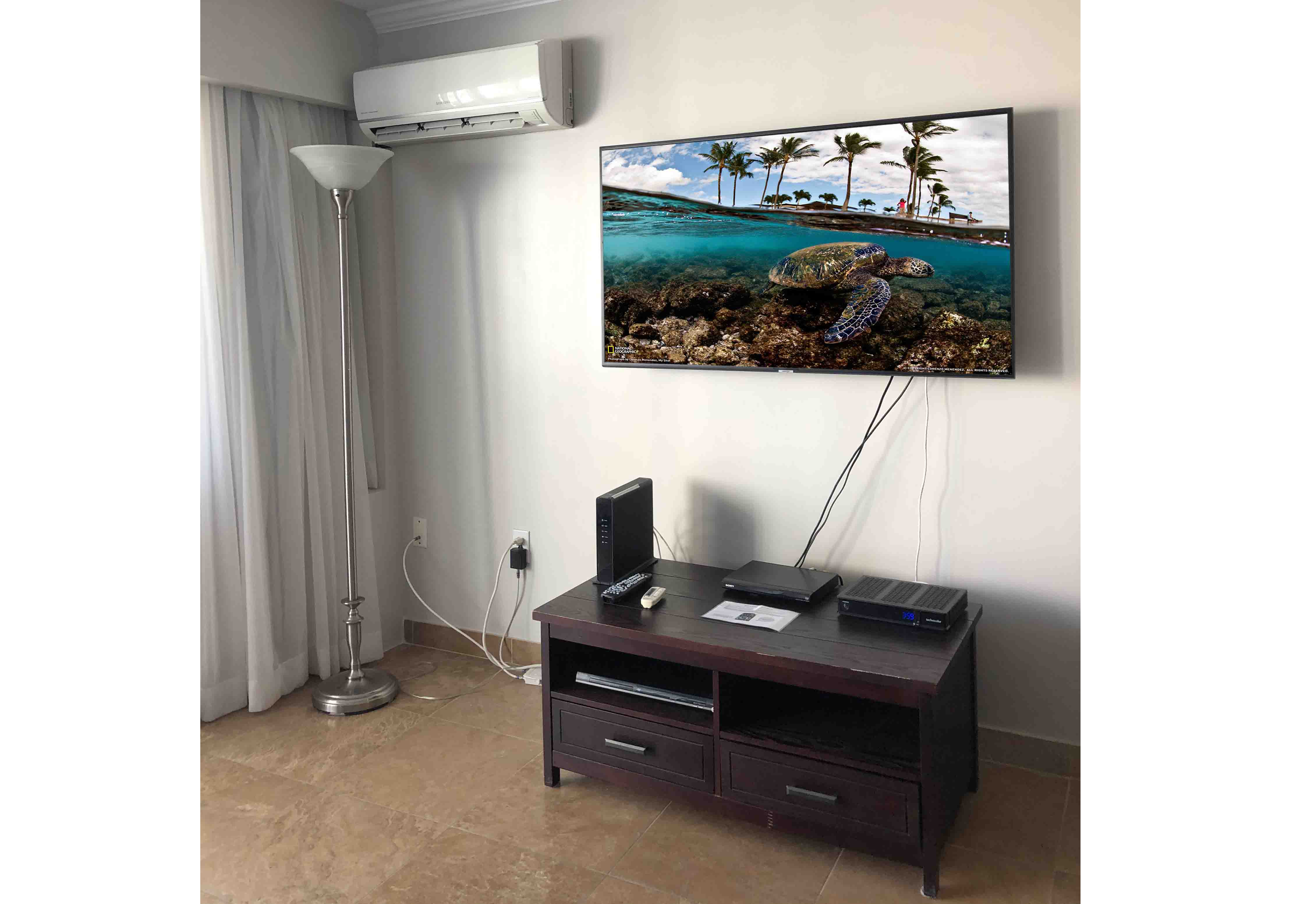 Comfy Living Room With HD TV                      
