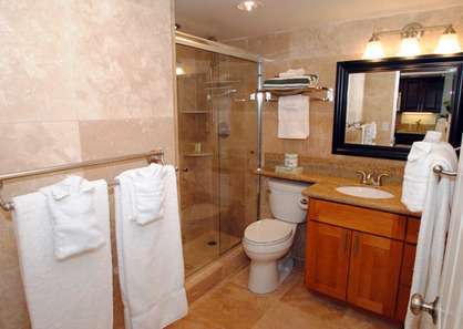 Beautiful Travertine Bathroom                     