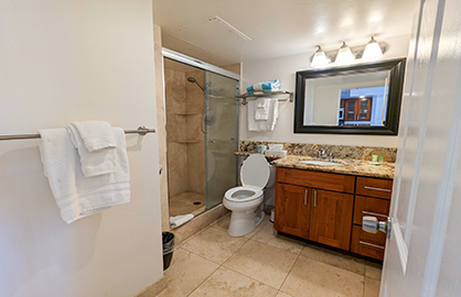 Beautiful Travertine Bathroom