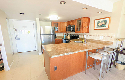 Modern Granite Kitchen and Breakfast Bar