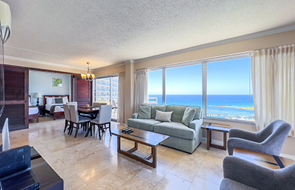 Spacious Living Area with Ocean Views