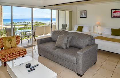 Spacious Living Area - Ocean Views                