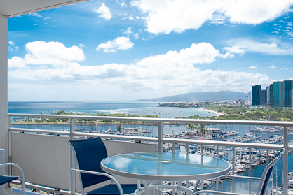 Private Lanai w/ Marina Ocean Views