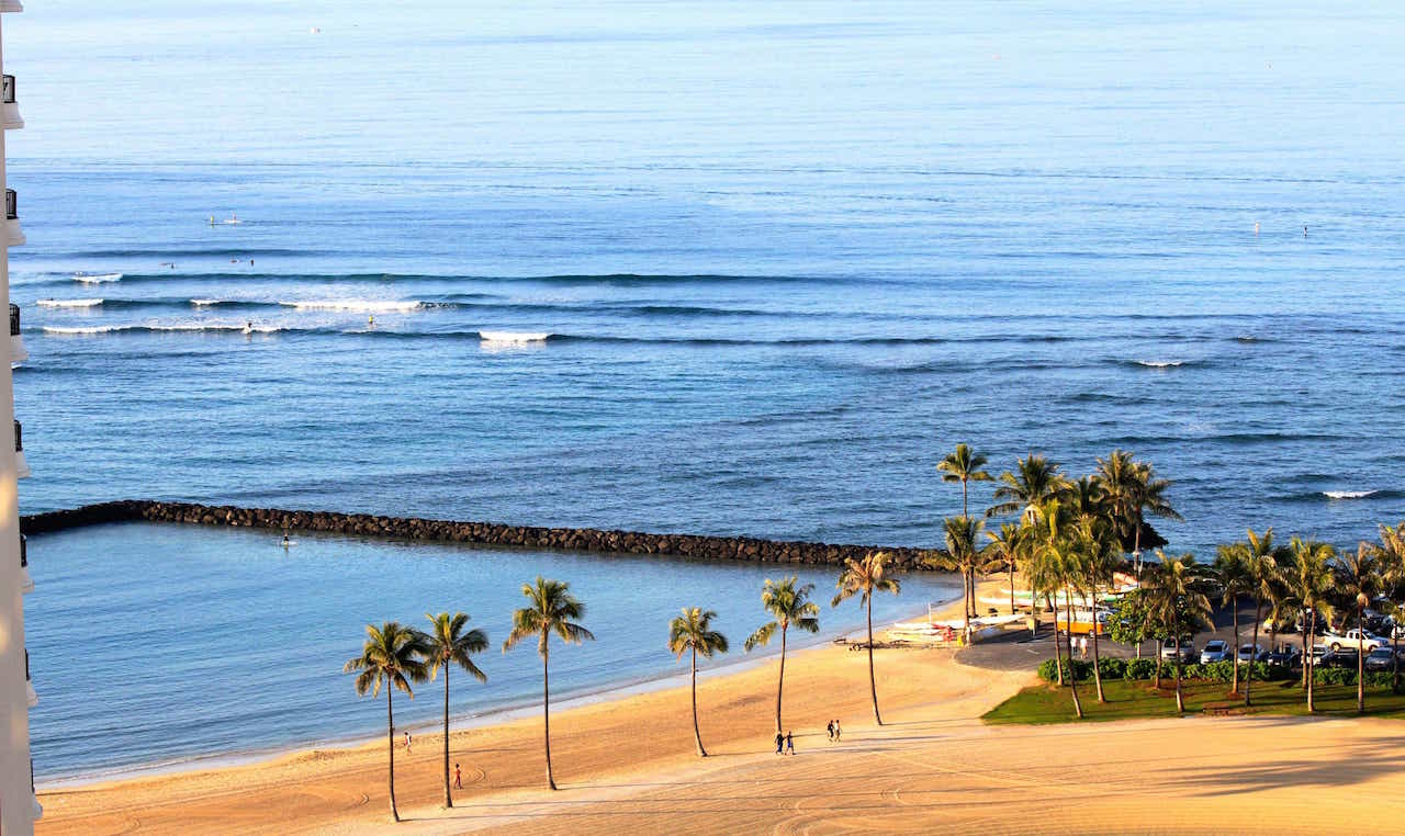 Beautiful Blue Water and Warm,Clean Sand          