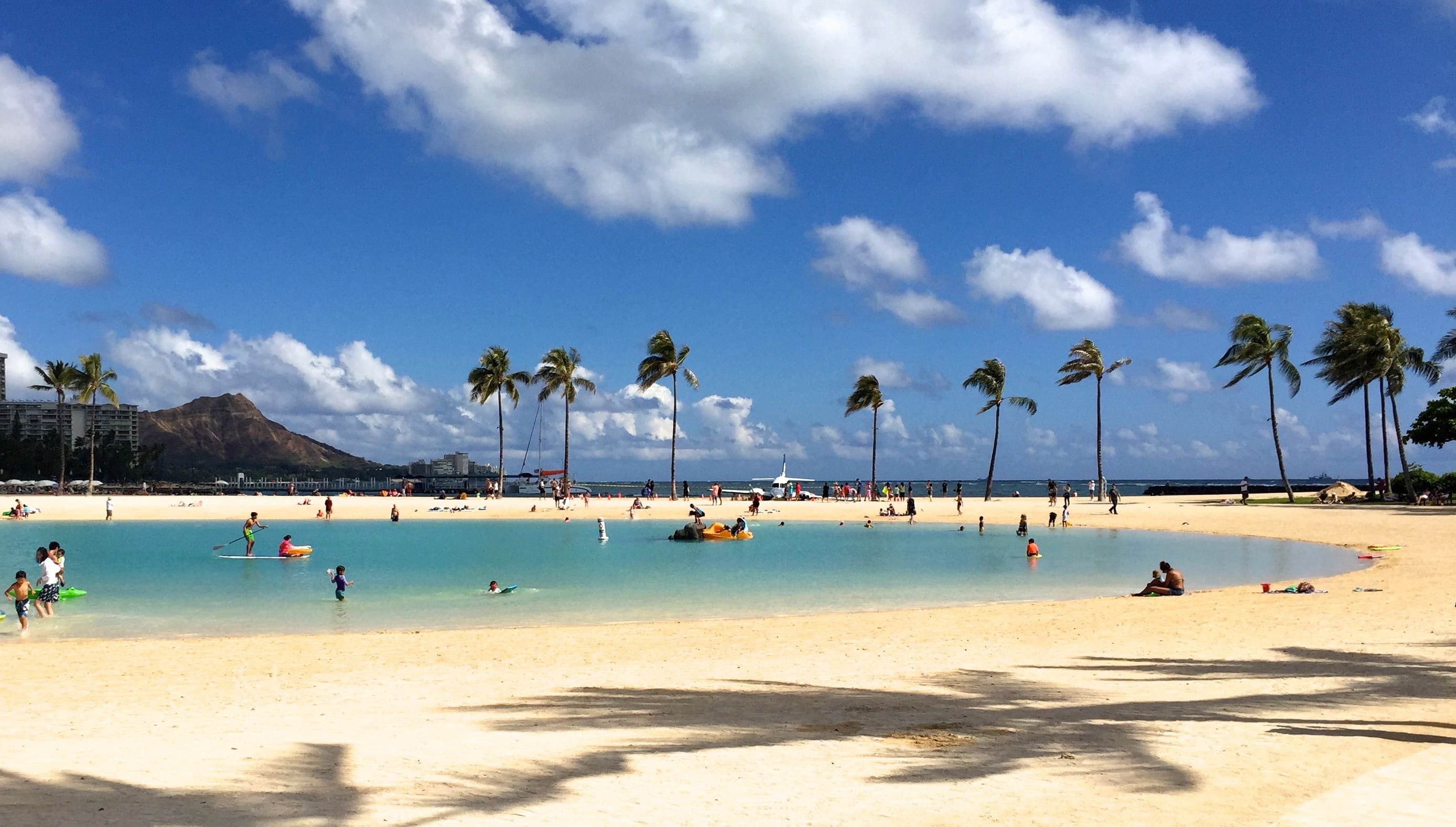 Splash and Yoga in the Lagoon                     