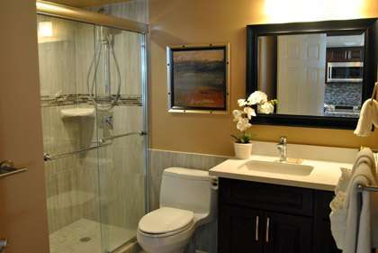 Elegant Guest Bathroom                            