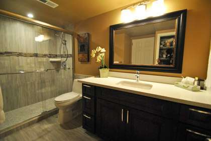 Spacious New Master Bathroom                      