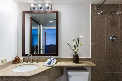 Modern Granite Bathroom                           
