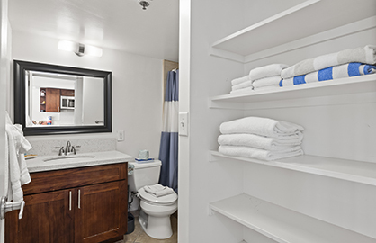 Extra Cabinet in Bathroom