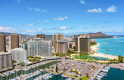 View towards Diamond Head