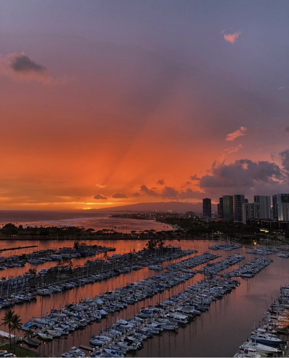 Amazing Sunset View from Lanai