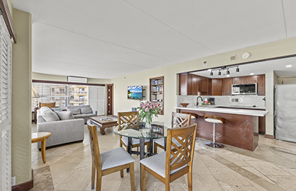 Dining and Living Area                            