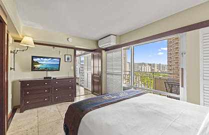 Master Bedroom w/ split AC