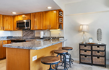 Fully Equipped Kitchen Area