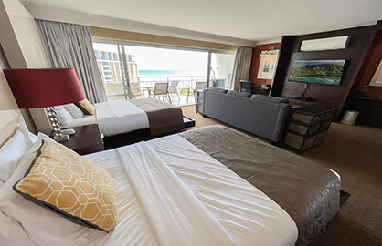 Ocean View from Bed Area