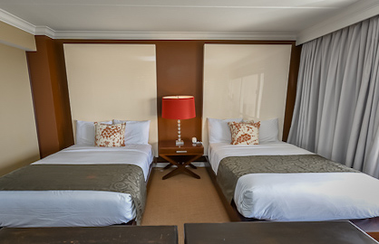 Two Comfy Double Beds                             