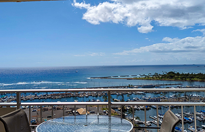 Marina Ocean Views from Lanai