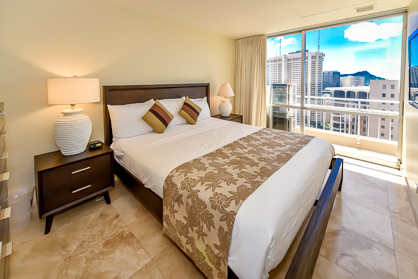 Master Bedroom with Diamond Head Views.