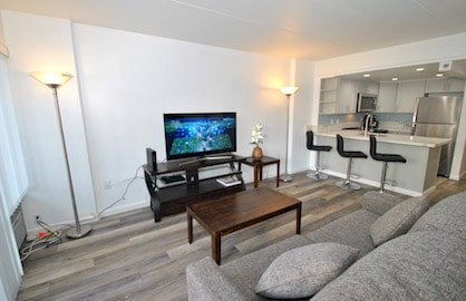 Spacious Living Area - Tiled Floors               