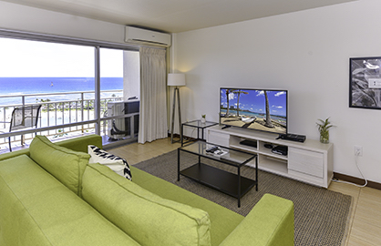Modern Living Area - Ocean Views                  