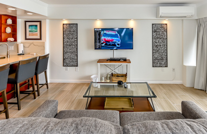 Spacious Tiled Living Area                        