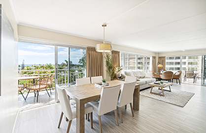 Dining and Living Area with Views!                