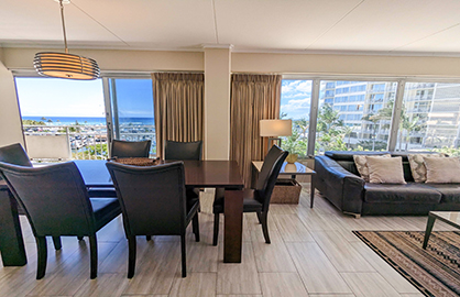 Dining and Living Area with Views!                