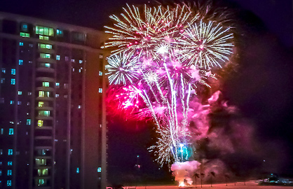 Awesome Fireworks Views                           