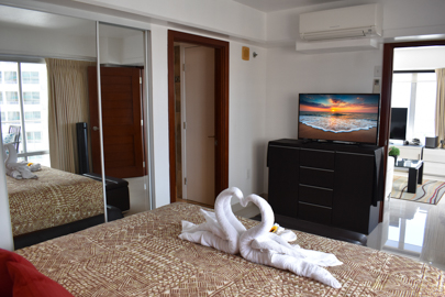 Master bedroom TV