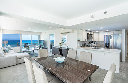 Spacious Living/Dining Area With Stunning Views!  