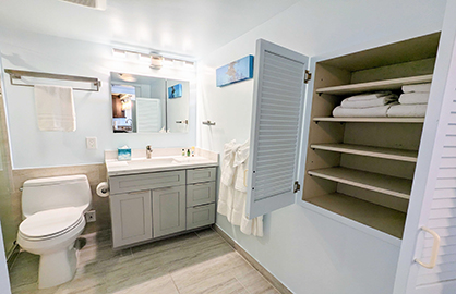 Extra Cabinet in Bathroom