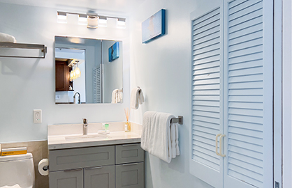 Extra Cabinet in Bathroom