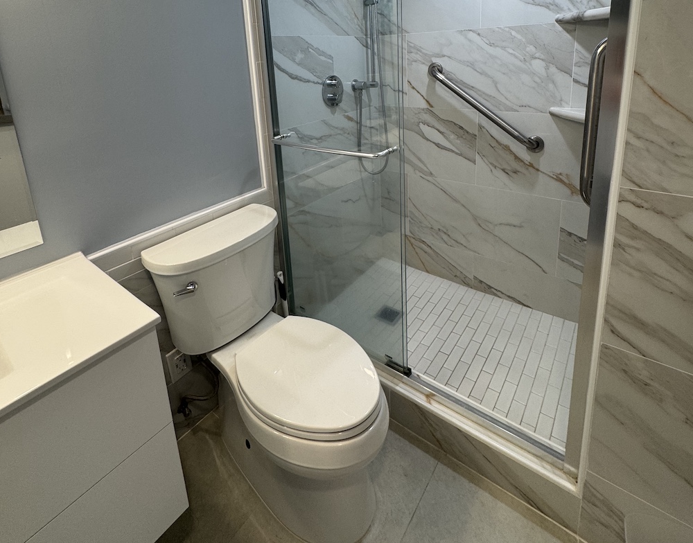 walk in shower