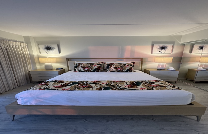 Large Comfy King Bed and Extra Closet