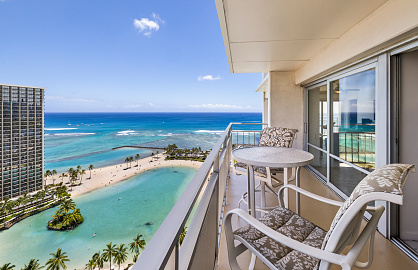 Lagoon Ocean Views from Guest/Living Room