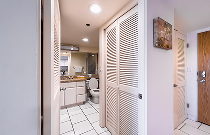 Bathroom with a Large Closet