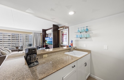 Cozy Living Area with Sofa Bed