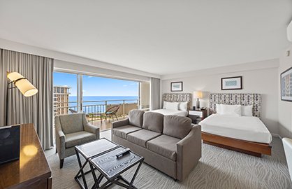 Spacious Ilikai Condo with Ocean Views            