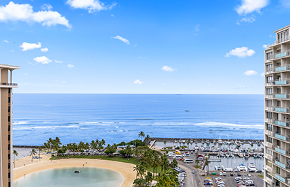 Beautiful Lagoon and Pacific Ocean View           